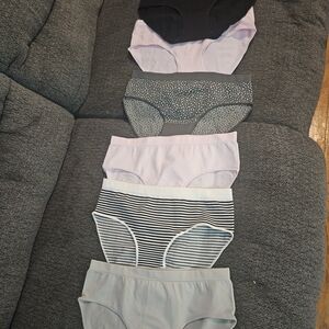 Auden Black and White Striped Top